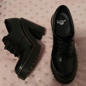 Dr. Martens Black Chunky Platform Shoes